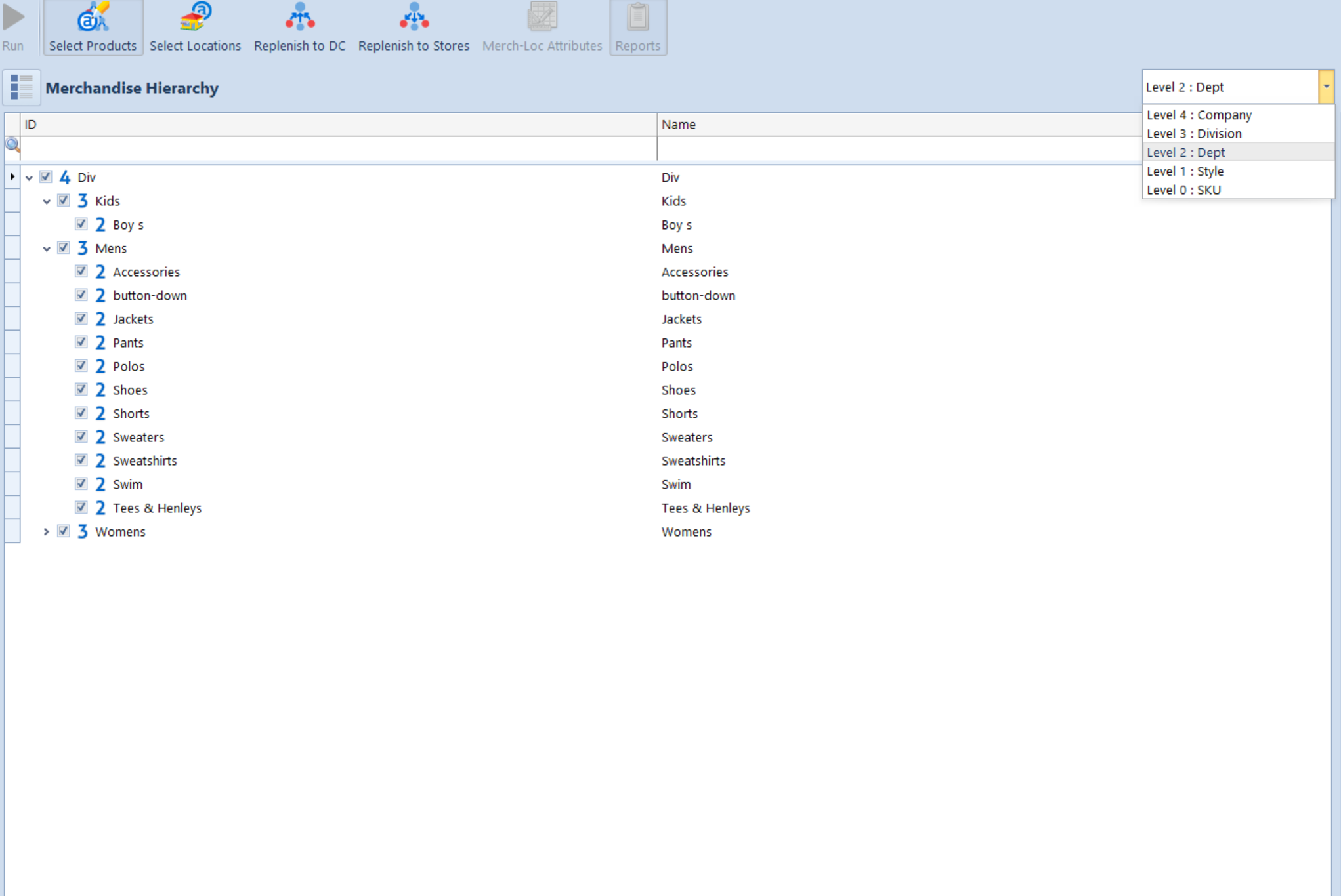 Select Your Products