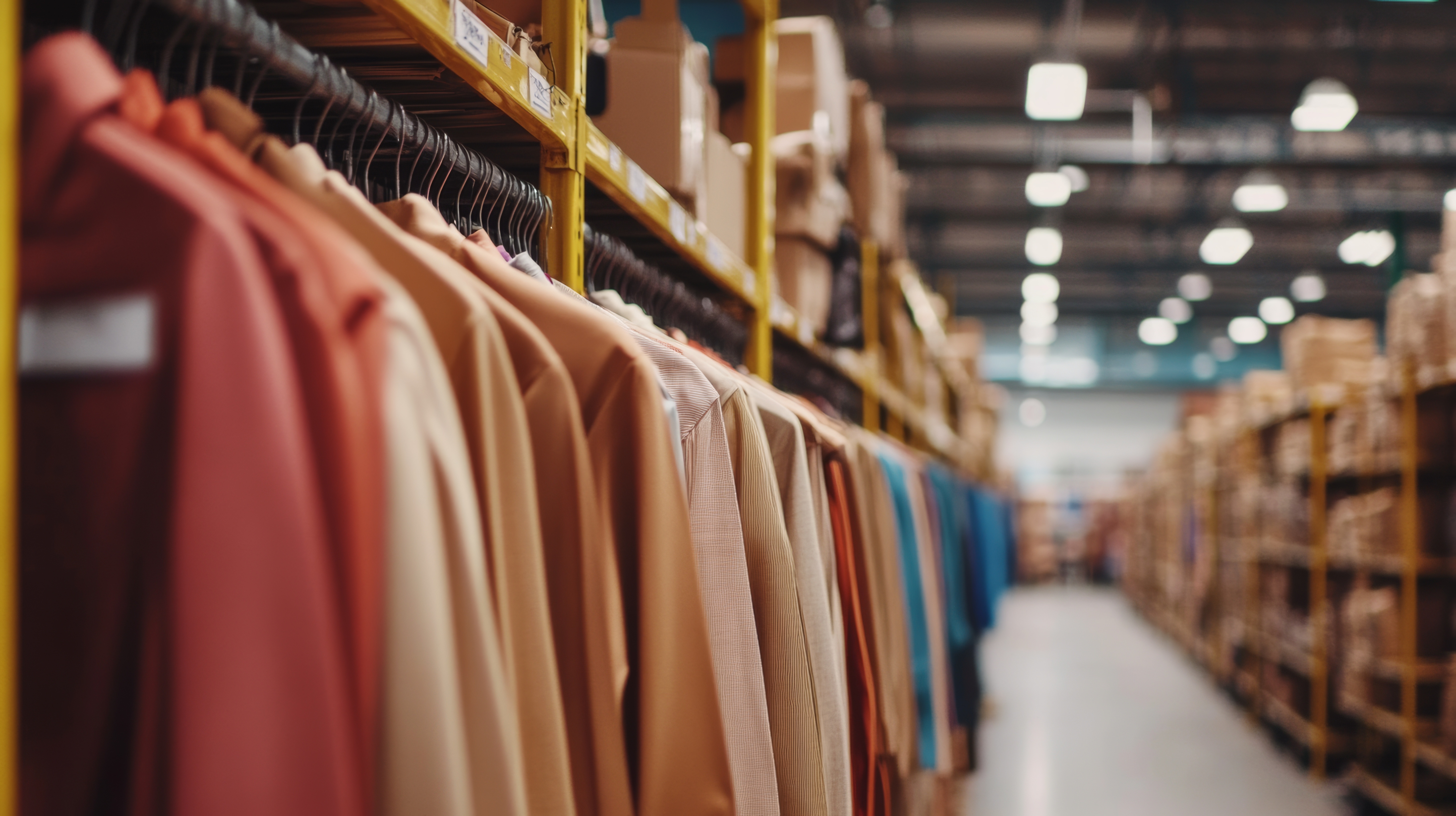 Retail store interior with stocked inventory