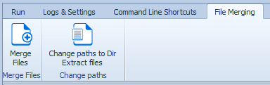 How to make selections on the Logs & Settings tab