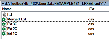 How to make selections on the Logs & Settings tab